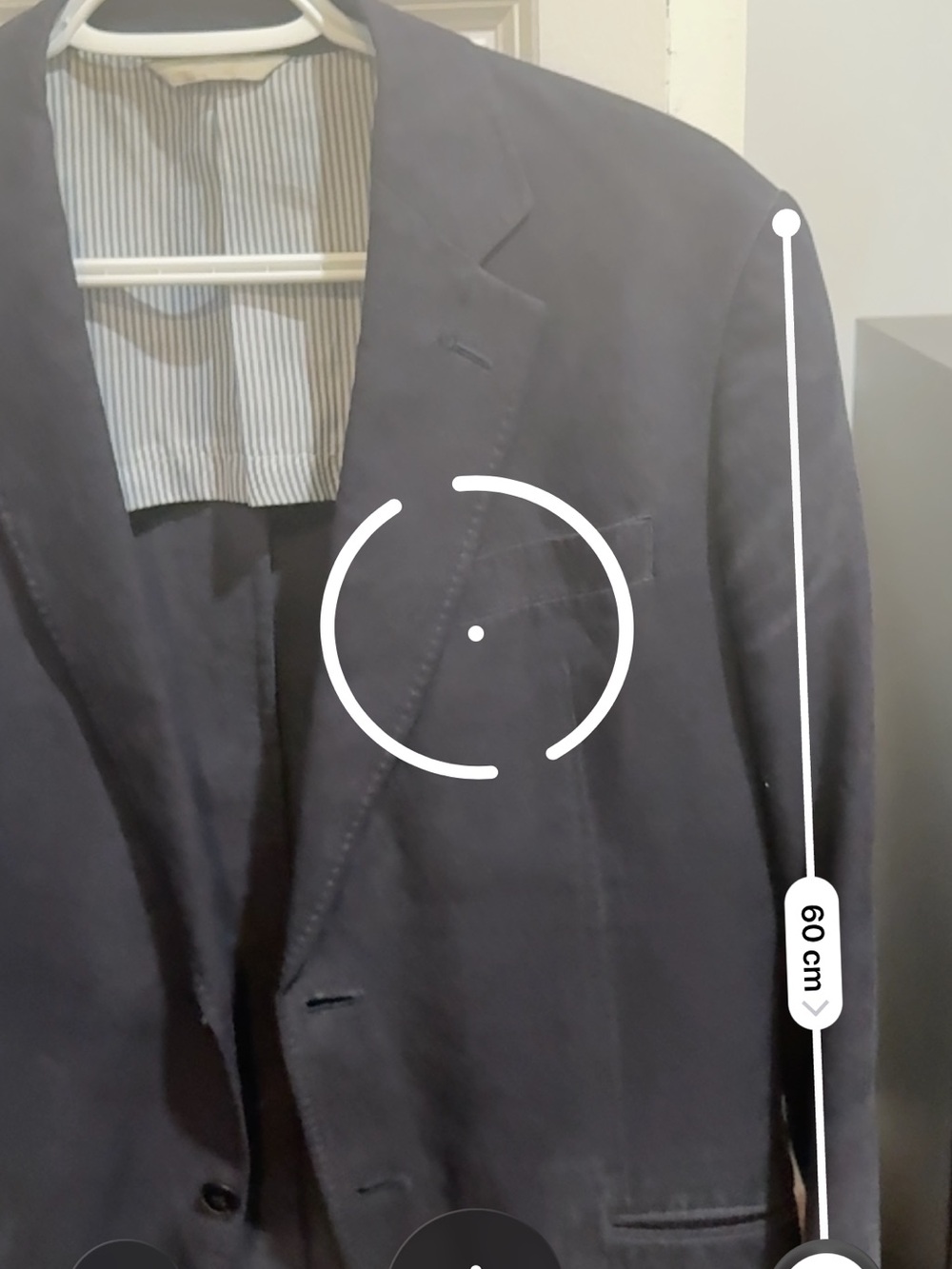 Armani collezioni Men's Navy Linen Blazer 38R - Picture 10 of 13